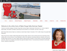 Tablet Screenshot of batonrougedelta.org